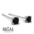Hanging Black Diamond Earrings - Milani No. 9